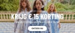 €15 korting bij besteding vanaf €79,99 bij Zizzi