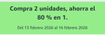 Segunda Unidad al-80% de Dto en Salud y Belleza en Amazon.