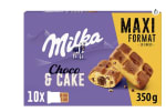 2 Milka Bizcocho Cake & Choc con pepitas de chocolate formato familiar 350g a 9,04€
