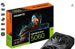 GIGABYTE GeForce RTX 5060 WINDFORCE Max OC 8G Carte Graphique à 291,90€