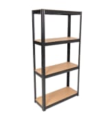 Etagère en bois et métal 75x30x150cm à 14,99€
