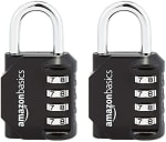 2 candados Amazon Basics AB-PL111 de Cerradura con combinación por 7.22€