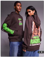 ASOS Design Sudadera Frankenstein Marrón Unisex por 10,40€