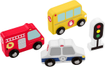 Set van houten voertuigen Fisher-Price voor €7 bij Bol