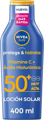 NIVEA SUN Protege & Hidrata Leche Solar 3 x 400ml por 20,78€