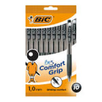 BIC BU3 Retractable Black Pens 10 Pack £2.20 Clubcard Price