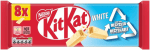 KitKat 2 Finger White Chocolate or Orange 8 Pack from £1.31
