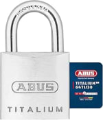 ABUS Titalium AB64TI/30 Padlock – Silver/Grey, 30mm – £4.50