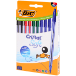 BIC Cristal Soft Balpen Softline Inkt Medium Punt 10 stuks voor €1,68 bij de Action
