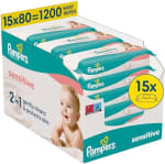 Pampers Sensitive vochtige babydoekjes 1200 stuks voor €18,76 bij Amazon DE