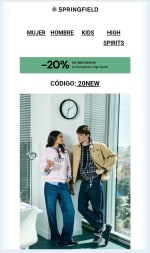 -20% de Descuento en Todo New In en Springfield.