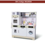 Cocina de Madera Deluxe de Juguete con Luz y Sonido por 76.99€