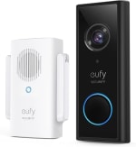 eufy Security, Zwart en wit,Draadloze videodeurbel voor €75,99 met Amazon prime