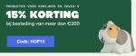 15% korting op producten voor konijnen of cavia's bij Omlet bij besteding vanaf €200