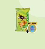 Doritos® Lime in combinatie met 1 van de Kies & Mix dips gratis na cashback
