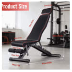 Banco de Pesas Plegable Multifuncional por 43,54€