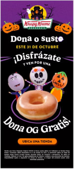 Dona Glaseada Original Gratis al disfrazarte de Halloween | Krispy Kreme