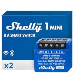 Shelly -1 Mini Gen3 (Dubbelpak) voor €19,99 bij Amazon