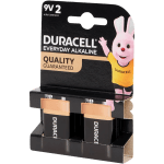 Pilas Duracell Everyday Alkaline 9 voltios 2 uds. por 3.33€ (tiendas fisicas)