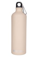 Matt Finish Water Bottle with Karabiner 1L (Yellow) - With Code + Free Delivery