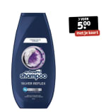 3 Stuks Schwarzkopf Reflex-Silver Shampoo 250ml voor €5 bij Kruidvat
