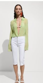 Jeans slim capri cremallera para Mujer por 1.99€