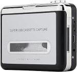 Reproductor de cinta portable captura audio música MP3 vía USB por 17.77€