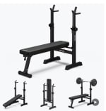 Banco de musculación plegable ZIPRO Core con rack por 49,99€