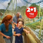 2+1 gratis op tickets voor Walibi