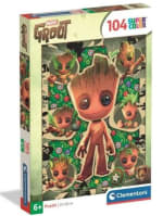 Clementoni - Puzzle Infantil 104 Piezas Marvel Groot, Puzzle Infantil Avengers, 5.99€