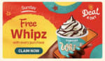 Free Whipz Ice Cream with 10p Spend at Popeyes