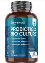 Probióticos y Prebióticos Intestinales 77 Mil Millones de UFC - 20 Cepas Bacterianas