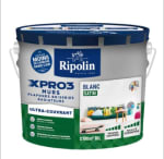 Peinture Mur, Plafond Et Boiserie Ripolin Xpro3 Blanc Satiné, 10 L à 99,90€