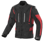 Marca Berik Spencer Chaqueta textil de moto impermeable negro/rojo por 80.47€