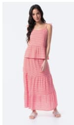Falda larga estampado en Vicky por 5.99€.