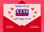 €2,50 éxtra korting op alle deals bij Tripper