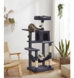 Árbol para gatos Feandrea de 143 cm con 4 postes rascadores y 2 perchas por 34,71€