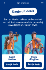 Diverse Dagje uit deals op NS stations