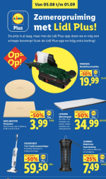 Zomeropruiming met de Lidl Plus app