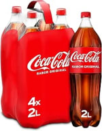 Coca-Cola Pack 4 Botellas 2L Sabor Original por 6,23€