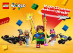 NS Dagretour + entreeticket LEGO World 2025 vanaf €29,73 via Spoordeelwinkel
