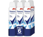 Pack de 6 Desodorantes Rexona Advance Protection Cotton Dry a 12,34€