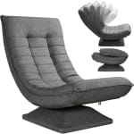 Fauteuil relax Aberdeen Gris Tissu à 73,99€