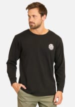 Polera ML WETSUIT Logo ENn Color Negro Hombre RIP Curl por $9.990