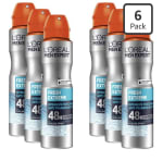 6 desodorantes L'Oréal Men Expert en spray efecto de enfriamiento 150 ml por 11.88€
