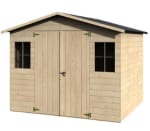 Abri de jardin bois DENALI NATERIAL Ep.12 mm, 4.42 m² à 690€