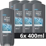 Dove Men+Care Clean Comfort 3-in-1 douchegel - 6 x 400 ml voor €16,30 bij Amazon