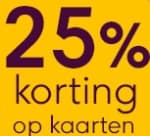 25% korting op alle kaarten bij Greetz