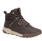 Botin Impermeable Cuero Hombre Hex Ready Mid Café CAT por $55.990