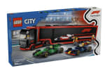 LEGO City F1 truck met RB20 en AMR24 F1® voor 59,49 euro